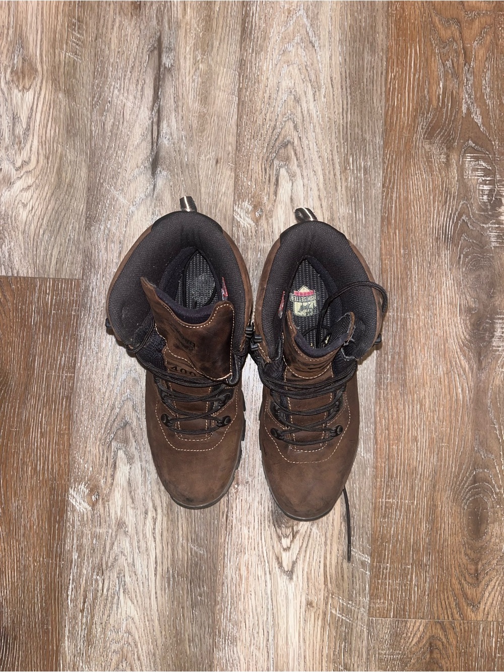 Irish Setter Men's Brown Leather Steel Toe Boots
